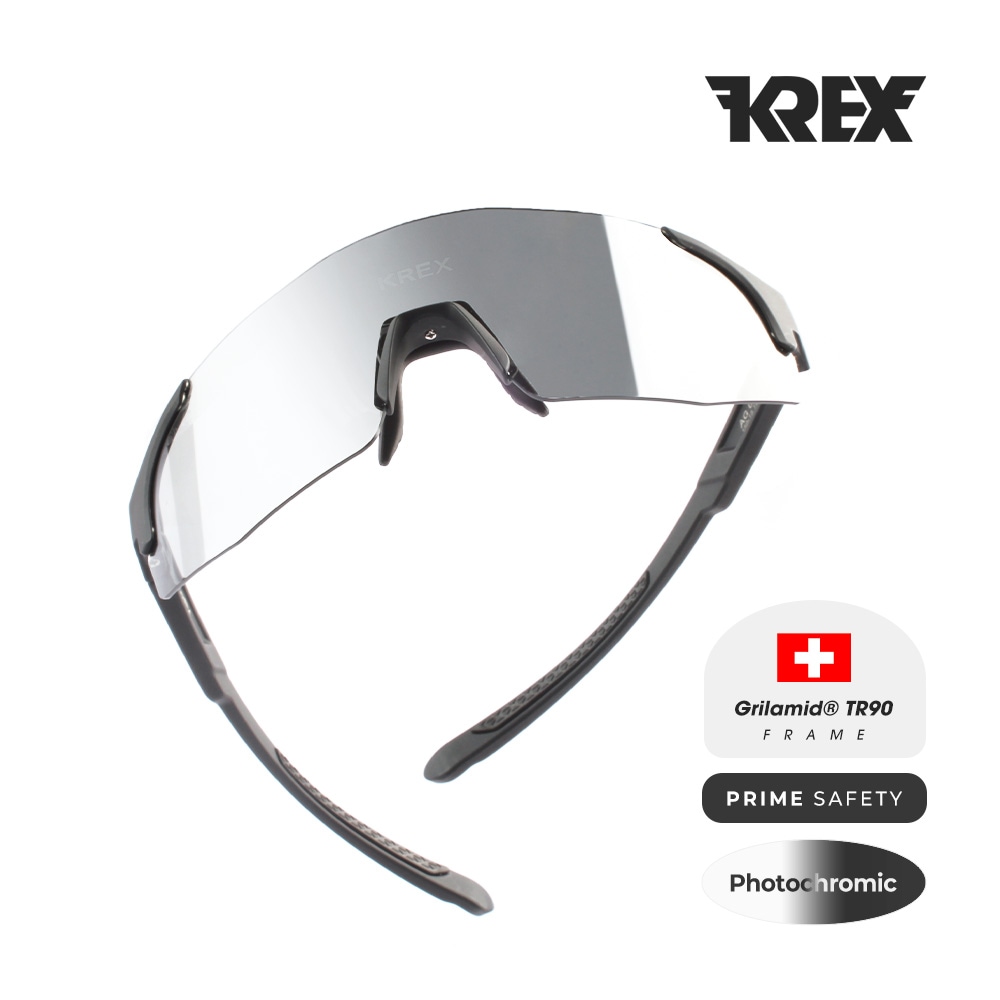 KREXスポーツ偏光変色プレミアムゴーグル スイスEMS Grilamid TR90 / ラッピング可 サングラス スポーツゴーグル