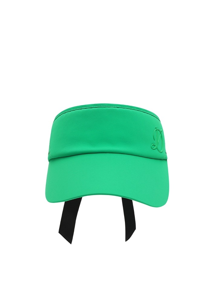 デュビック ロゴ刺繍 リボン サンバイザー / A.GREEN 9,389円