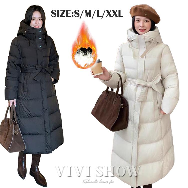 【赤字開催】ダウンコート レディース ダウンジャケット ロング 軽量 暖かい 防寒 アウター Aライン ファーコート かわいい おしゃれ