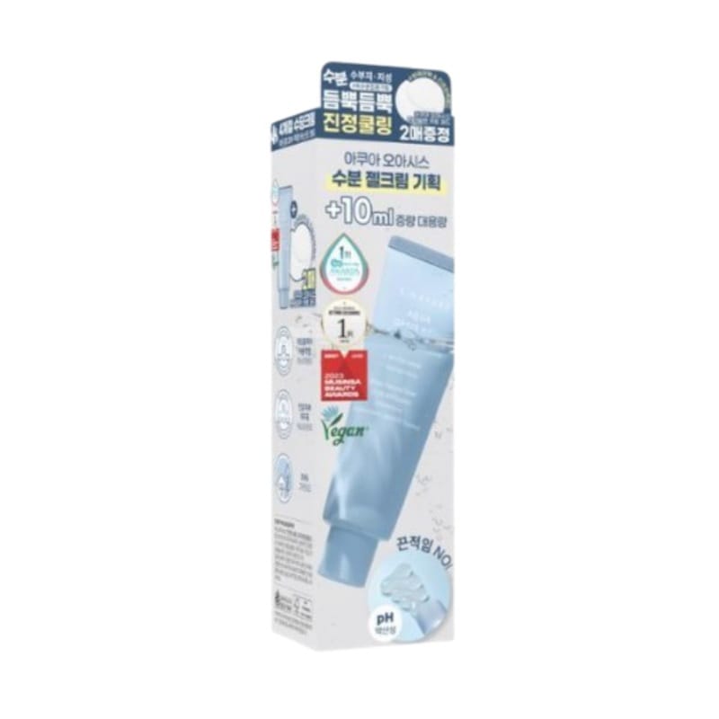 アクアオアシス水分ジェルクリーム 90ml 企画 (+カーミングパッド 2枚)