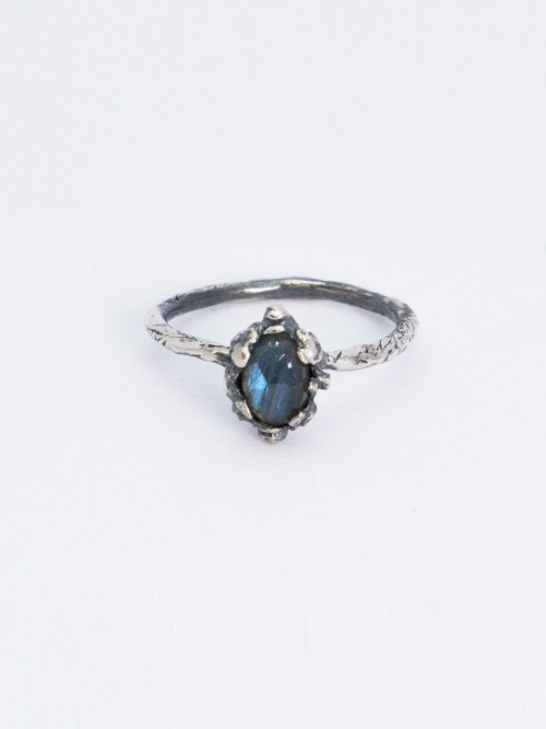 【HARANG】 HR 114R_Antique Gemstone Ring(ブルー) 正規品