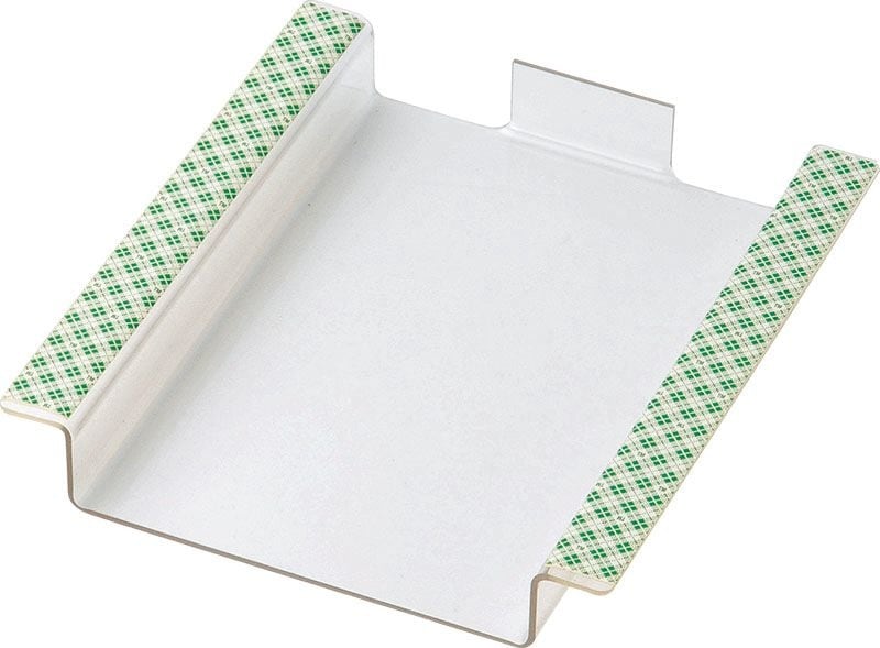 （まとめ買い）店舗用品 塩ビ 伝票ホルダー受け クリア HC-8 [x3]