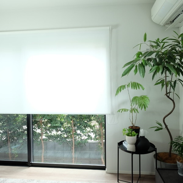 TOSO Sロール 採光 ホワイト W180 × H220 ボールチェーン式ロールスクリーン メーカー直送