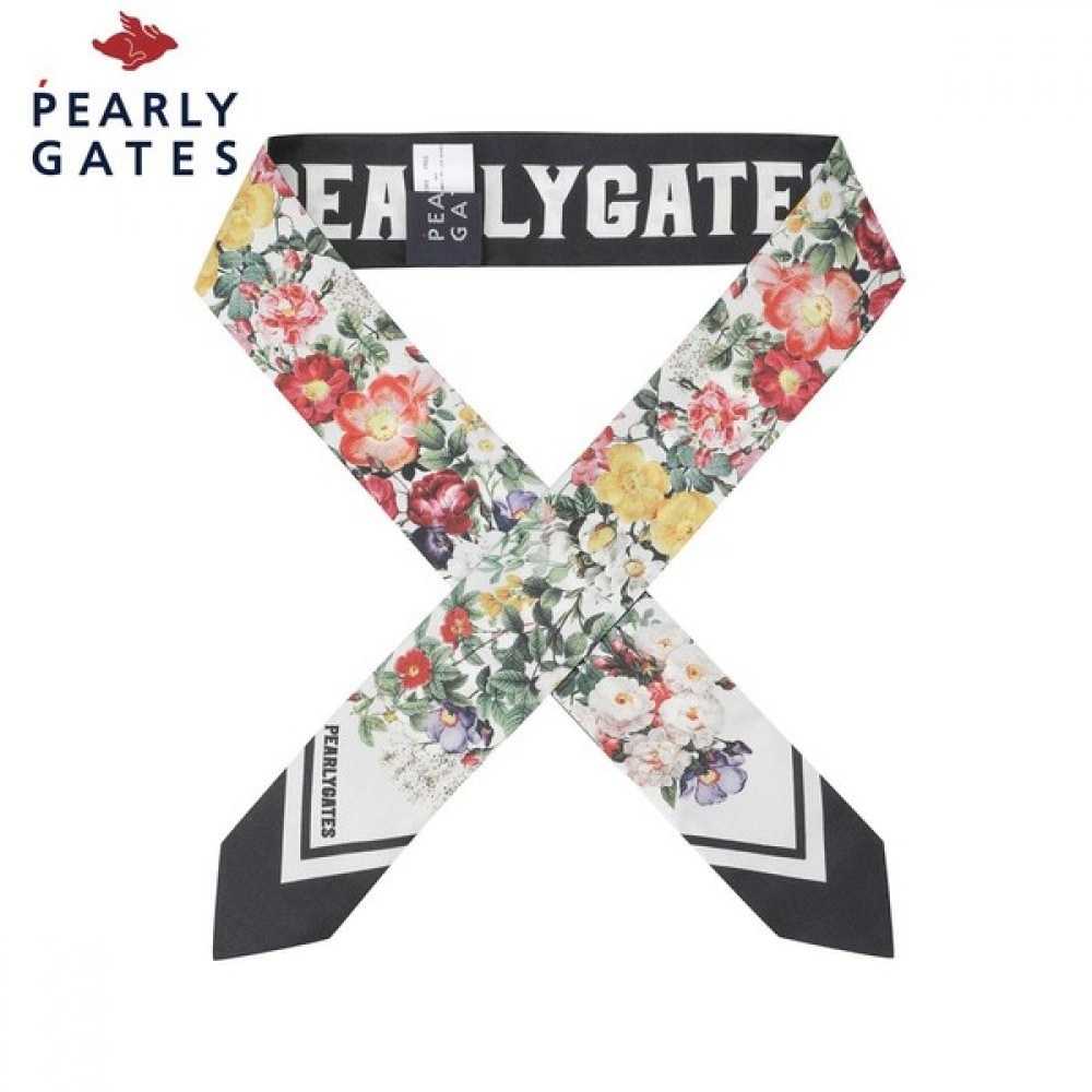 (パリゲイツ) レディースフラワーリバーシブルプチスカーフ