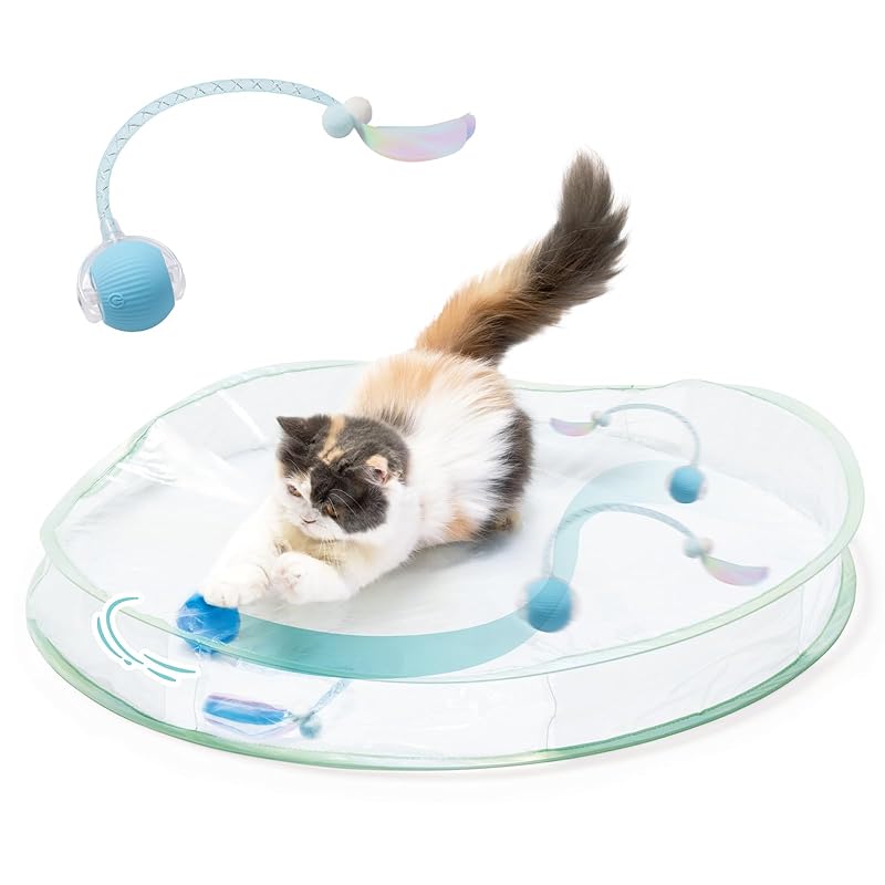 猫壱 キャット電動トイ クリア 猫用 電動 おもちゃ