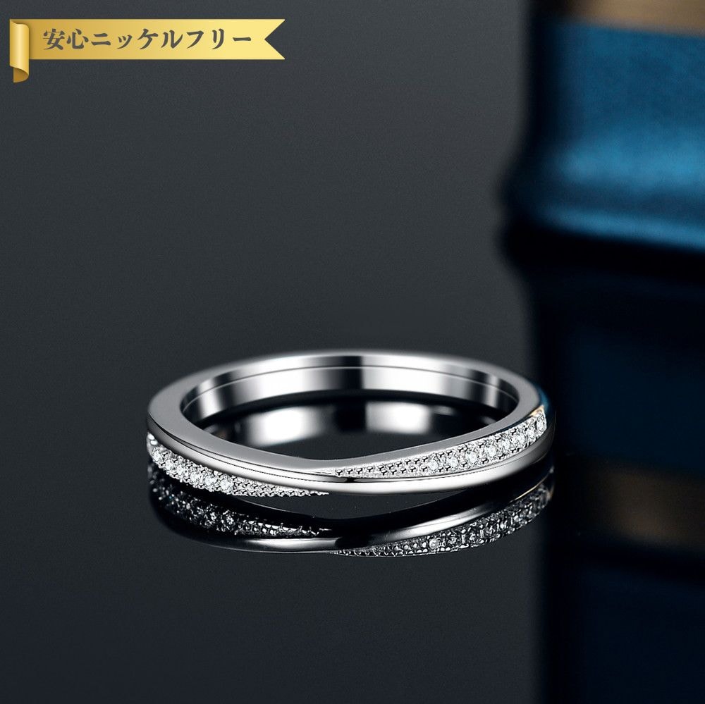 【即納】リング レディース モアサナイト ホワイト シルバー925 シルバー 9号 11号 14号 16号 18号 0.01ct km188