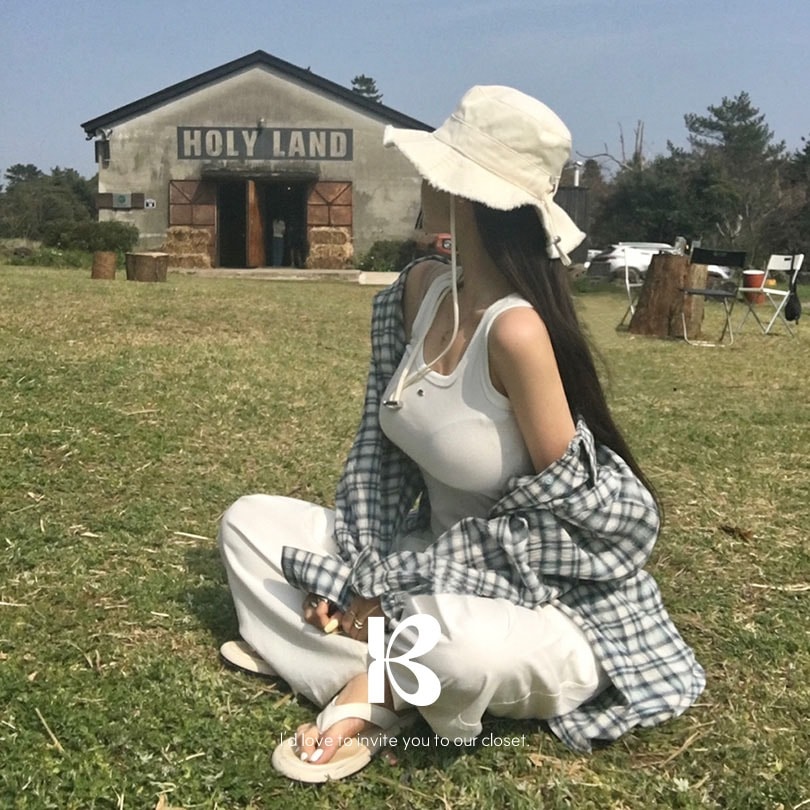 [MADE] レオン ルーズフィット サマー チェック シャツ bs1196