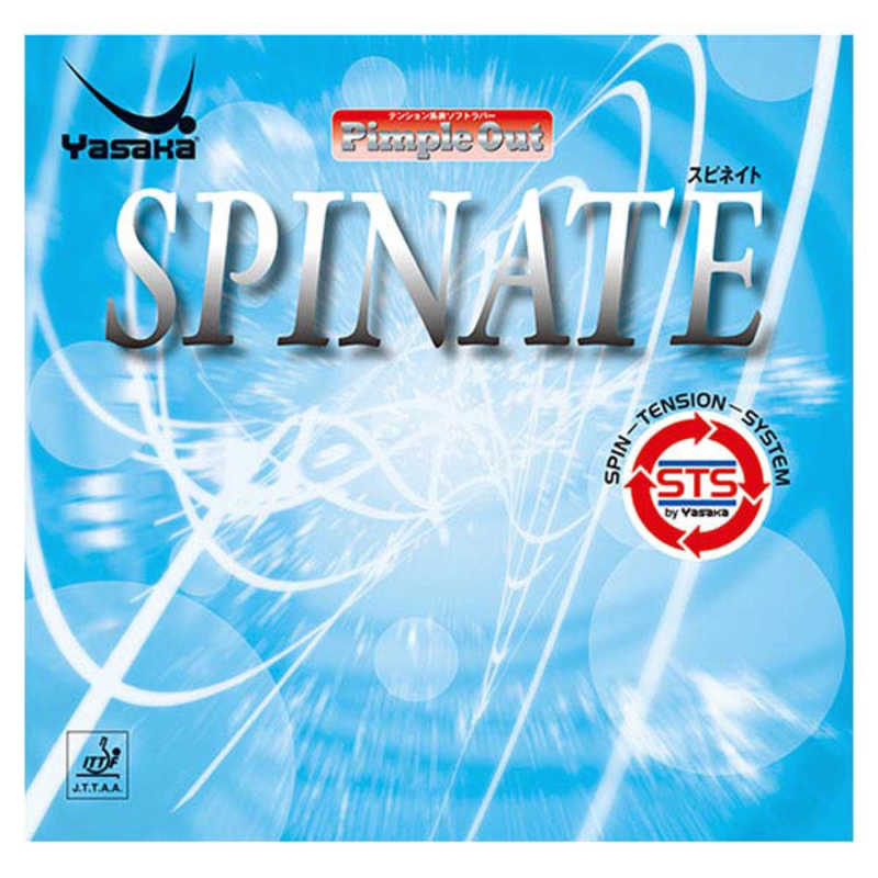 ヤサカ　表ソフトラバー スピネイト SPINATE 厚 赤 [表ソフト /スピン]　B42
