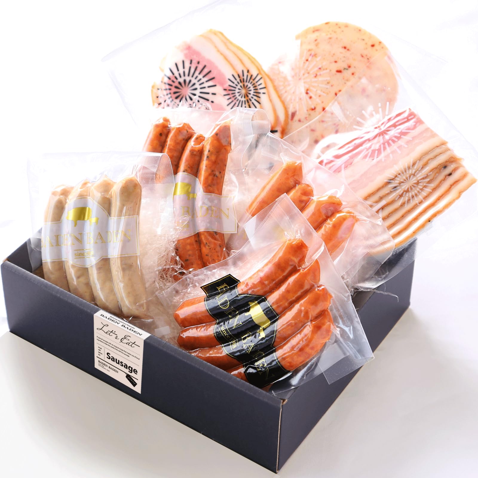 BADEN BADEN ソーセージ 新潟県産ポーク ウィンナー おしゃれ 父の日 お中元 御中元 内祝い お返し BBQ ギフト ハム 詰め合わせ 贈り物 お取り寄せ プレゼント (7点セット)