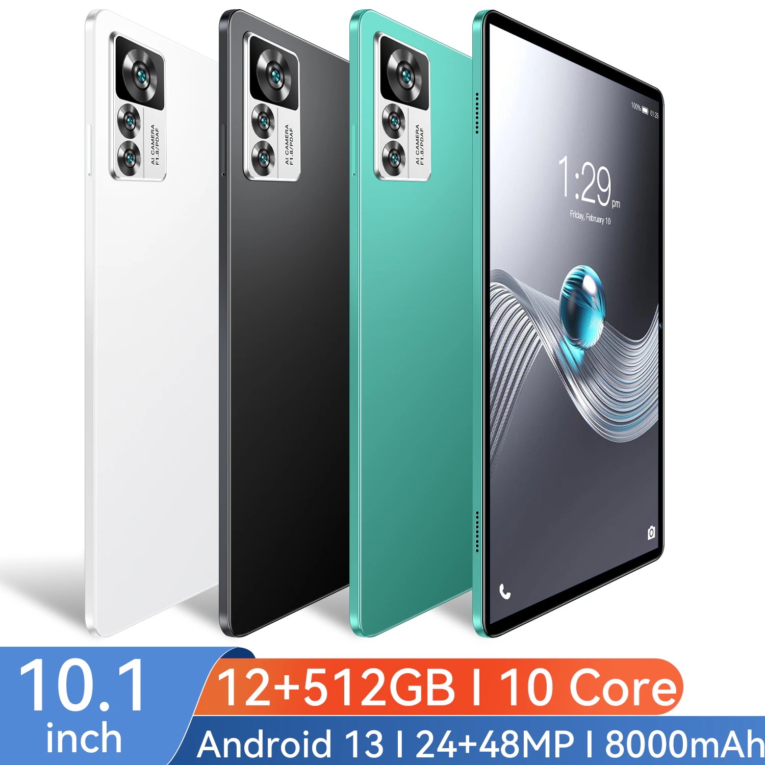 【新品特典】 タブレット 本体 Android13 安い pc 10インチ 8+256GB GPS IPS液晶 Wi-Fiモデル 通話対応 sim おすすめ 軽量 在宅勤務 ネット授業 人気