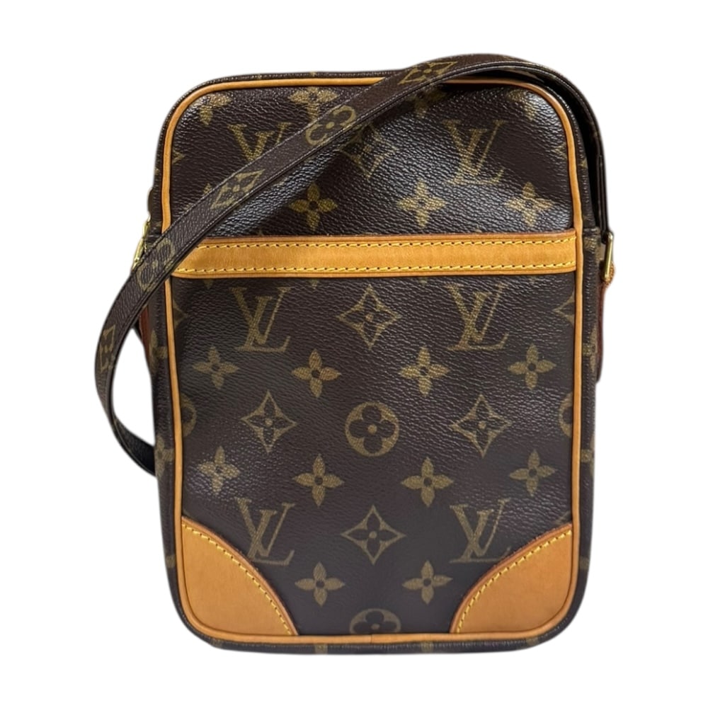 ルイヴィトン ダヌーブ モノグラム ショルダーバッグ モノグラムキャンバス M45266 ブラウン LOUIS VUITTON 中古