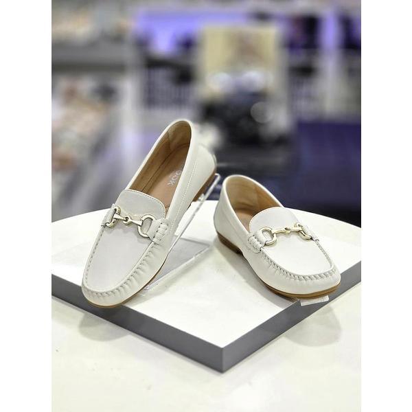 セーブゾーン05 女性 牛革 飾り ローファー 短靴 516522207 (S40818343)