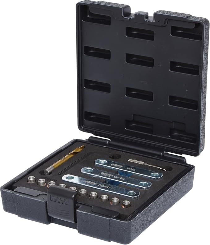 KS TOOLS スレッドの修復は16個 M9x1.25を設定しました Thread repair set 16 pcs M9x1.25 122.1300