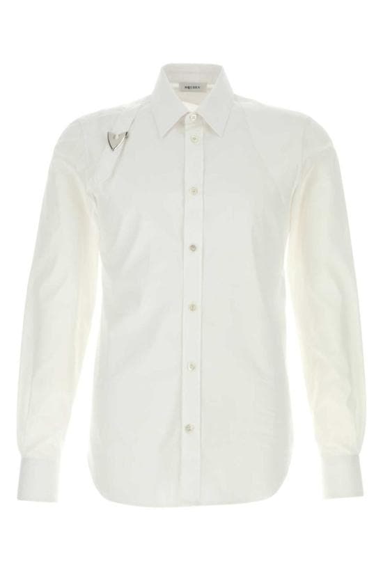 ALEXANDER MCQUEEN Men Shirts 814641QNAAX9000 White