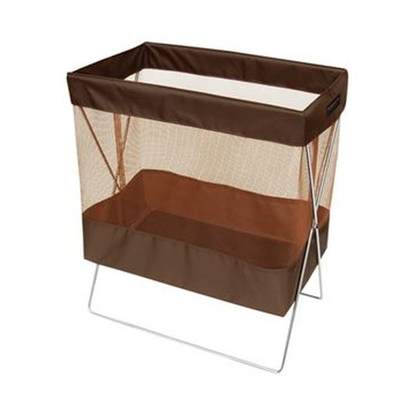 （まとめ）サキ サイドワゴン メッシュ Lブラウン R-330BR 1個[x3セット]