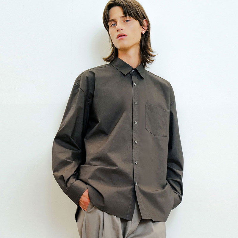 Benny Typewriter Shirt [Eiffel Charcoal]