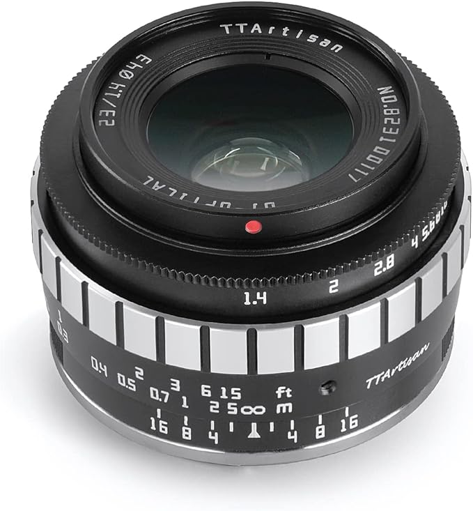TTArtisan 23mm f/1.4 C マイクロフォーサーズ ブラック×シルバー レンズ 銘匠光学 2年保証 11,859円