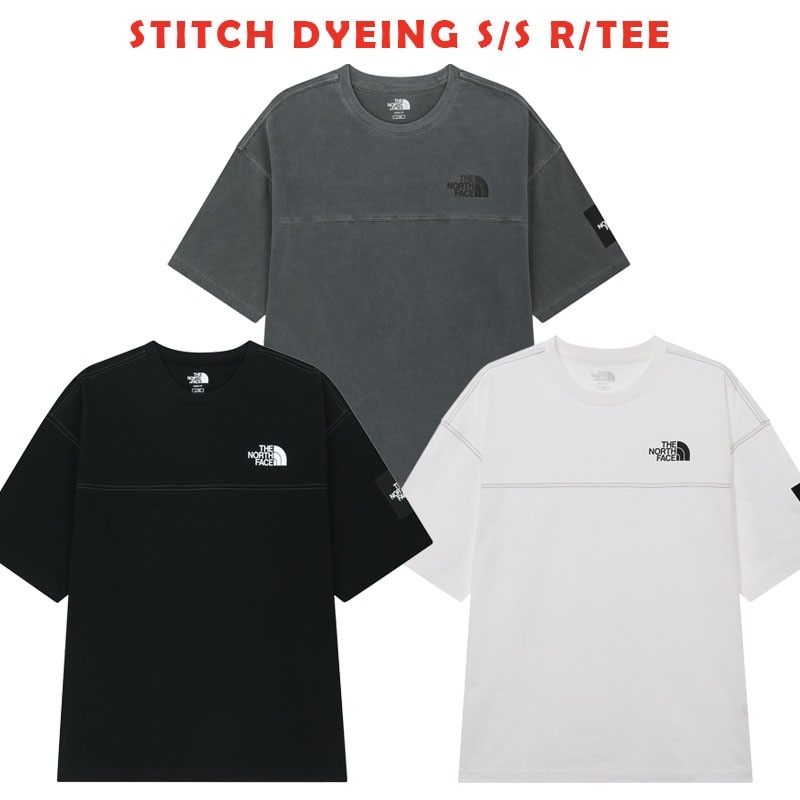 韓国正規品保証 関税負担なしNT7UR04J STITCH DYEING S S R TEE デイリー 基本 着装 男子 女子 人気 韓国 ファッション 男女共用 アウトドア