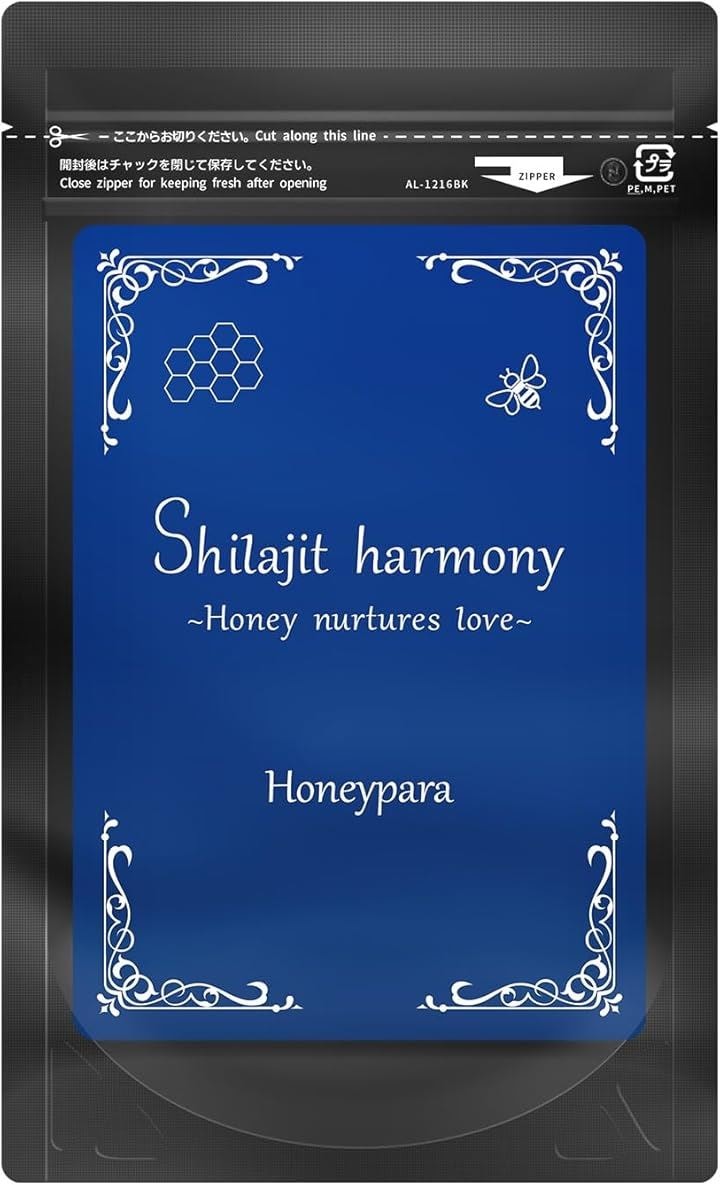 ハニパラ シラジット ハーモニー 60粒 Shilajit harmony プリマビエ ハチミツ 蜂蜜 精製シラジット ムクナ ブラックジンジャー クラチャイダム シトルリン スッポン