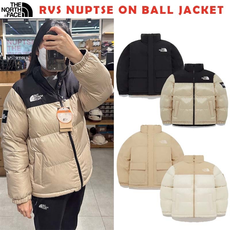 大人もOK韓国正規品保証 関税負担なし NJ3NQ53S KS RVS NUPTSE ON BALL JACKET デイリー 基本 着装 男子 女子 人気 韓国 ファッション 男女共用 アウトドア