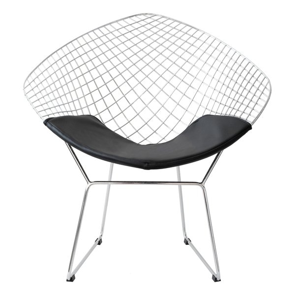 ハリー・ベルトイア ダイヤモンドチェア デザイナーズチェア/ブラック PCK-021N ブラック 15,109円