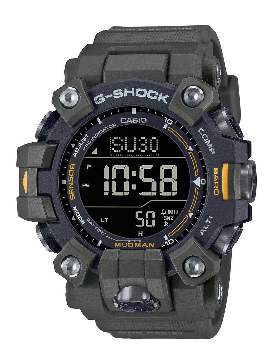 カシオ 【国内正規品】G-SHOCK（ジーショック）　MASTER OF G MUDMAN ソーラー電波　メンズタイプ GW-9500-3JF
