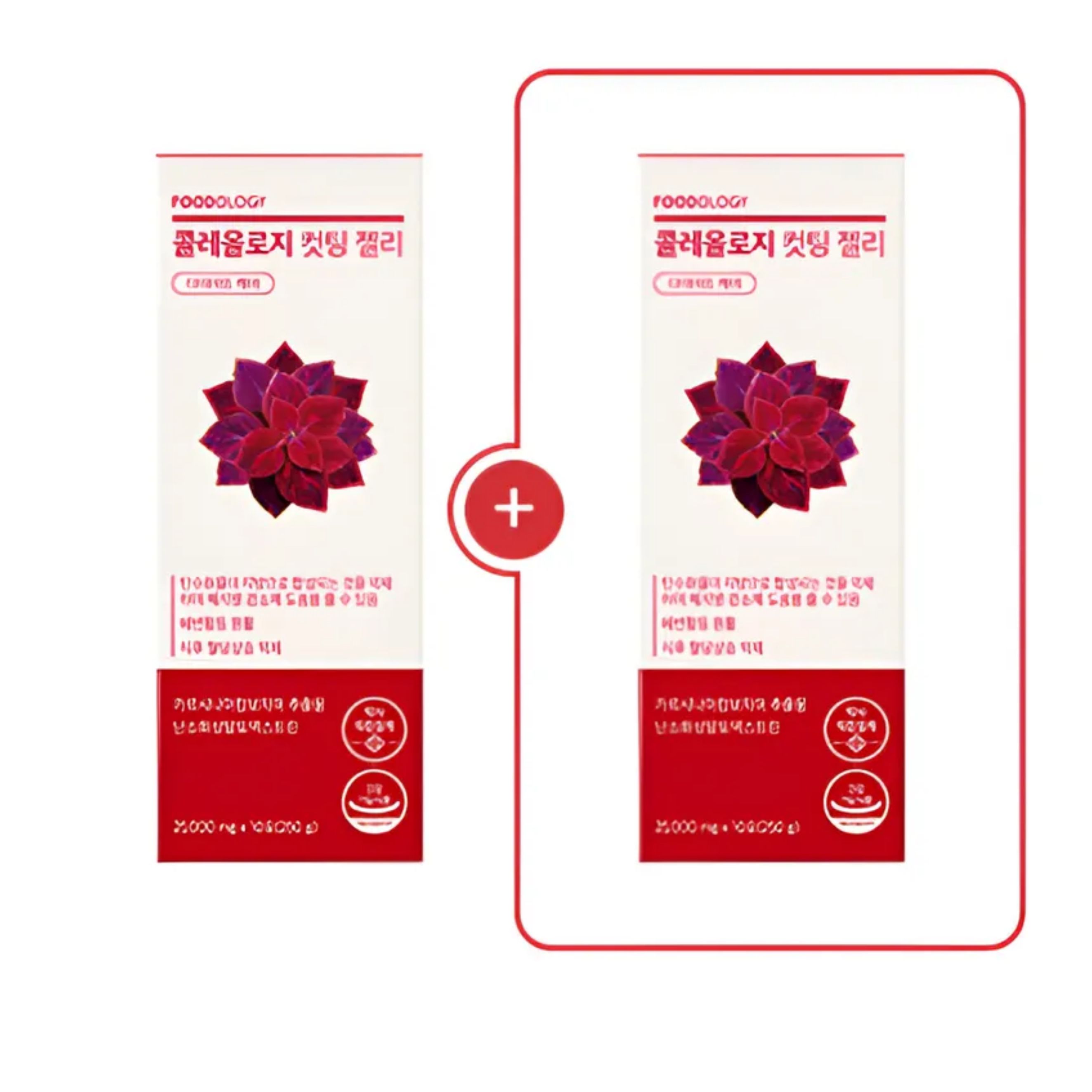 韓国健康食品 コレオロジーカットゼリー, 25g x 10個 2箱