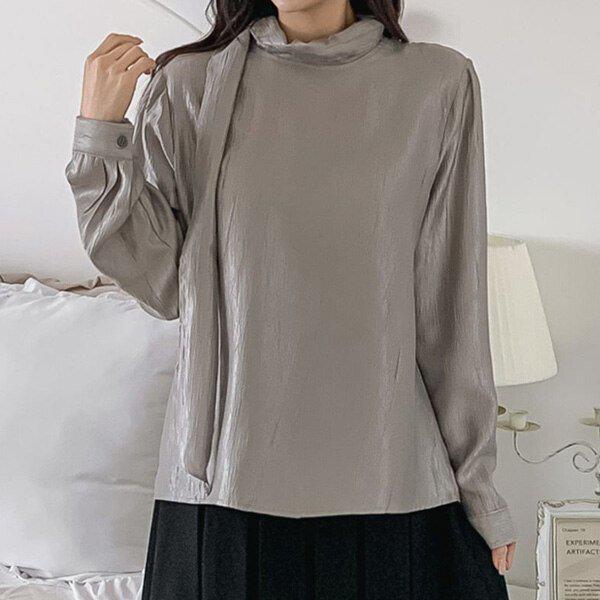 (BL)シャイニングブラウス 春の女性ブラウス