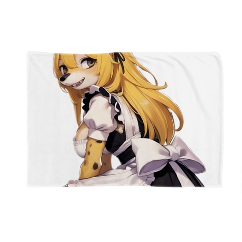 【文字入れ可能受注生産】ジャガーの女の子　エラ ブランケット 6,544円