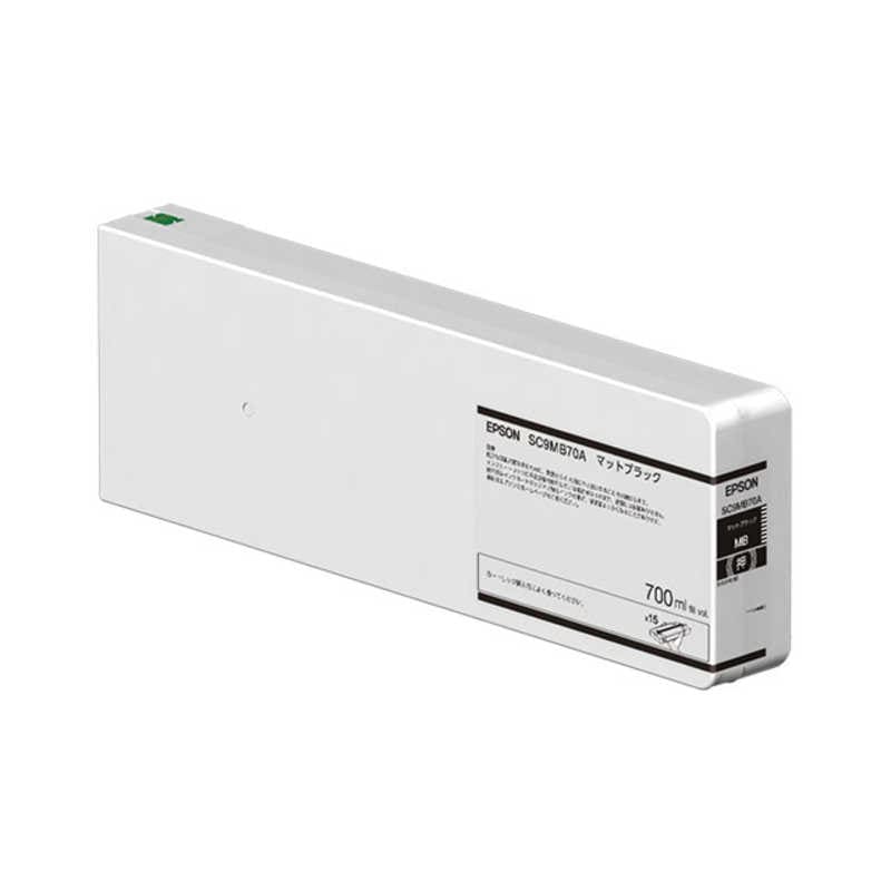 エプソン　EPSON　純正プリンターインクカートリッジ マットブラック 700ml　SC9MB70A