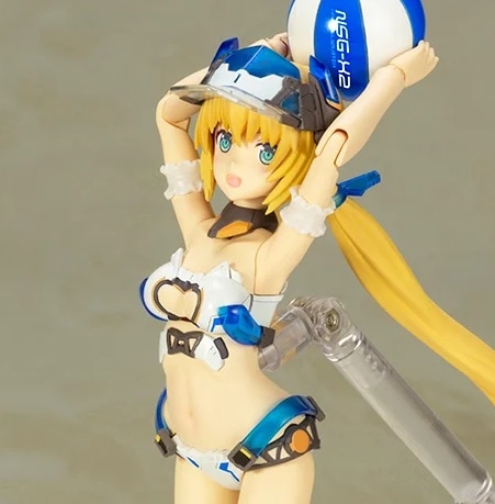 コトブキヤ NONスケール フレームアームズ・ガール P3 フレズヴェルク＝アーテル サマーバケーション Ver.(塗装組立済プラモデル)【FG177】 プラモデル KB FG177 P3 フレズヴエ