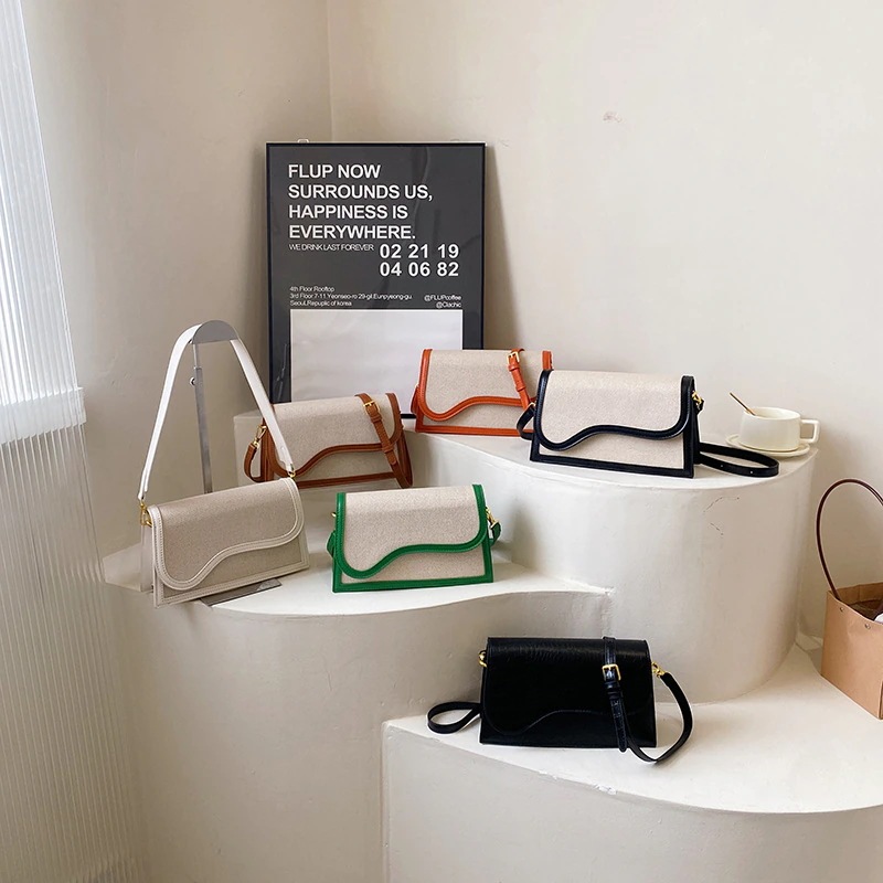 帆布 ズック ショルダーバッグ ファッション 手提げバッグ スマホポーチ 大容量トートバッグ かたかた掛け