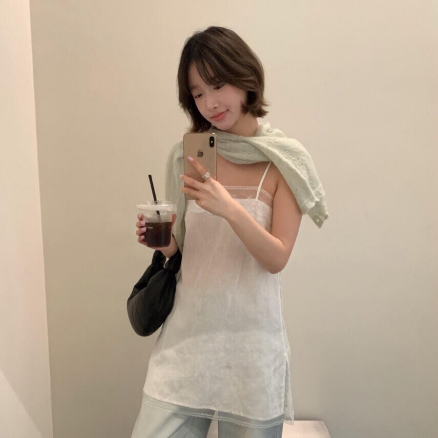 2026 夏韓国ファッショナブルなレースオールマッチ痩身スタックサスペンダードレス女性用 R80921