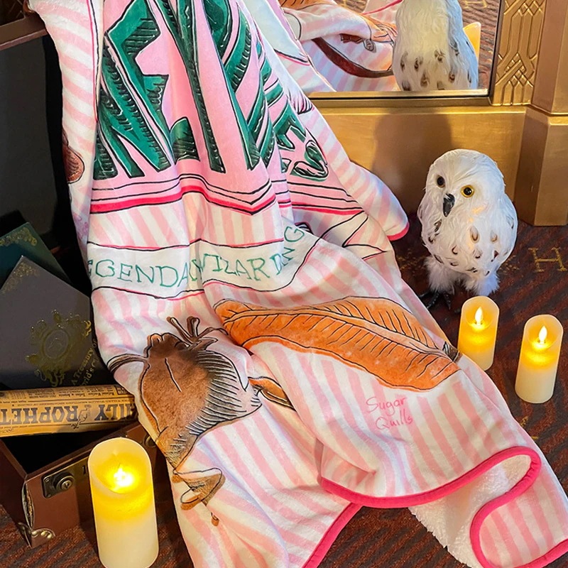 ハリー・ポッター ブランケット ハニー デュークス ハニー デュークス キャンディ ストア ホーム デコレーション ラムズ ベルベット ブランケット