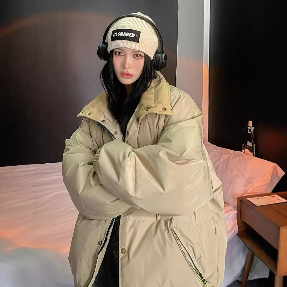 女性のためのニッチダウンパッドジャケット 2024 新しい冬の小柄な人々のための厚いジャケットハイカラー綿パッドジャケット