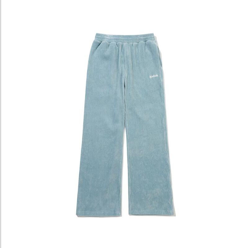 アパレル シネ ベルベット コーデュロイ ストレート パンツ SKY BLUE K5423LFPJ2SBL