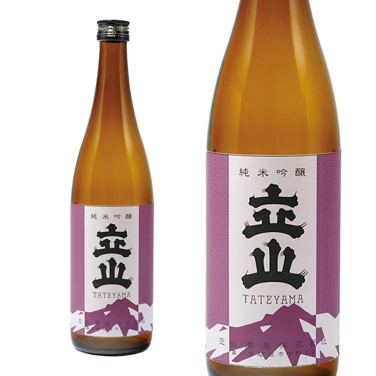 【富山の地酒】立山酒造 純米吟醸 五百万石 720ml×12本