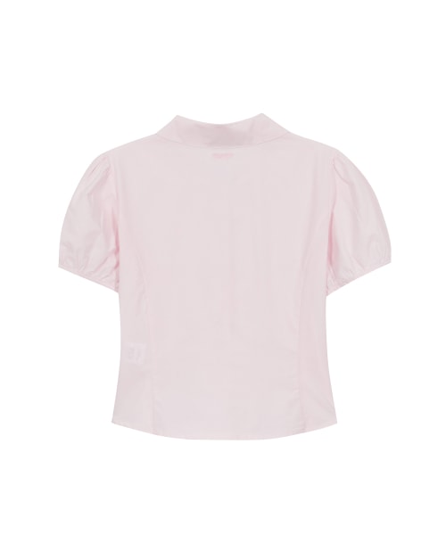 【ILLIGO】 Pintuck Frill Blouse Pink 正規品