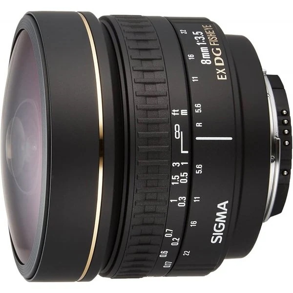 【中古】シグマ SIGMA 単焦点魚眼レンズ 8mm F3.5 EX DG CIRCULAR FISHEYE ニコン用 円周魚眼 フルサイズ対応 485597