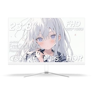 ゲーミング モニター ホワイト ピンク ブルー ブラック 23.8インチ FHD HDR 広視野角 IPSパネル 180Hz ブラックイコライザー ゲーム パソコン PC モニター 白 黒 青