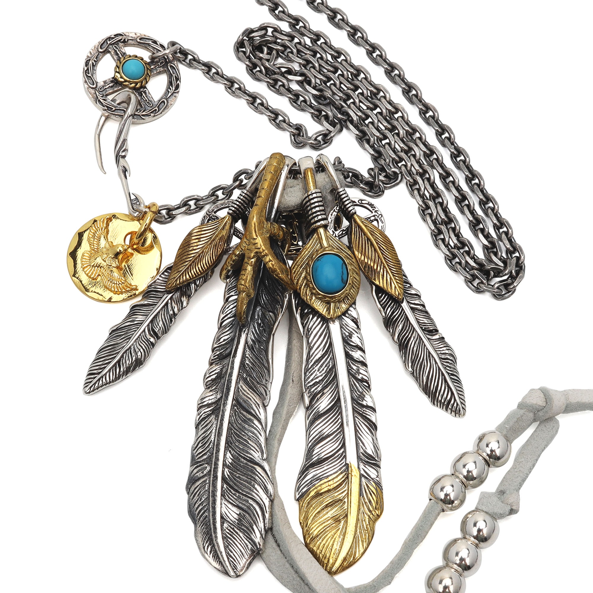 BFF 925 フェザーネックレス カスタム [bffns039] 42,900円