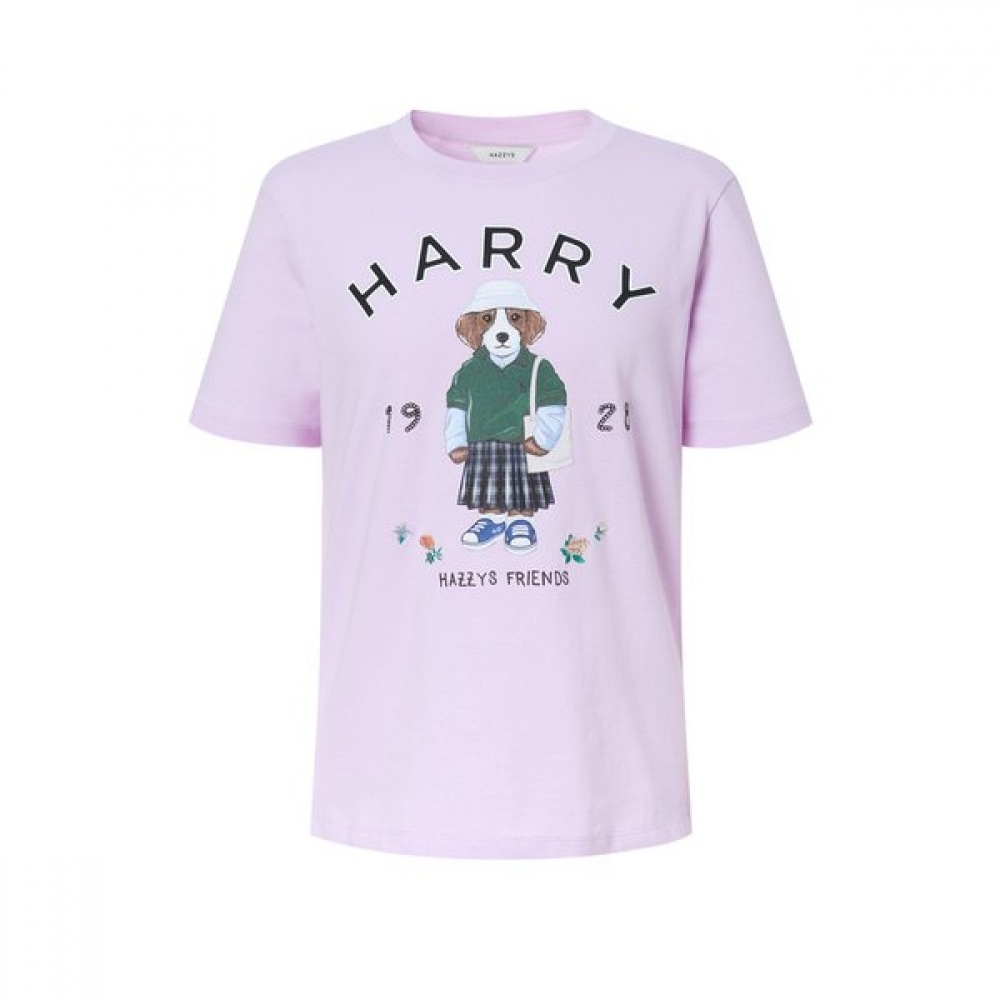 [25SS] [ハジーハリー] ハリーグラフィックショートスリーブ T シャツライト HSTS5B206P1