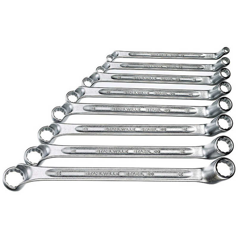 STAHLWILLE　8本組 75オフセット メガネレンチセット　20/8