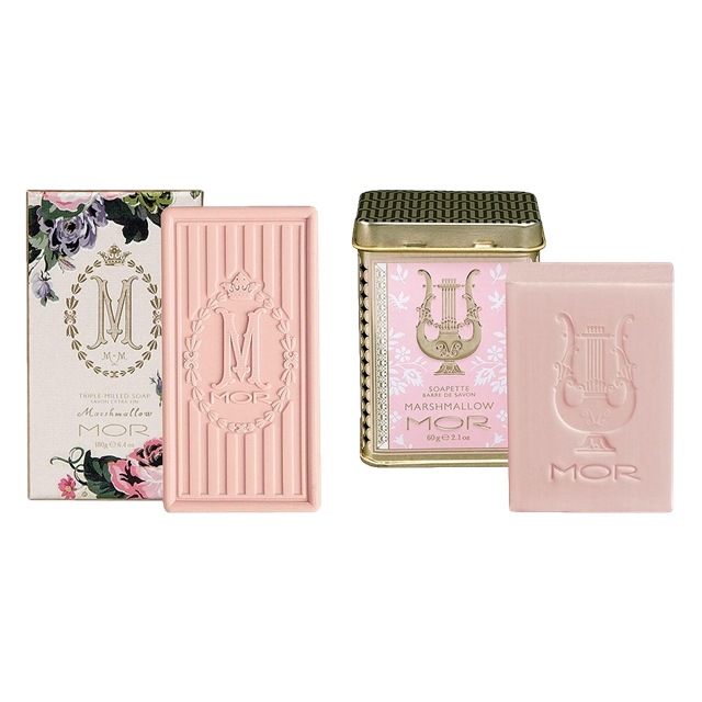 モア マシュマロ トリプルミルドソープ 180g とリトルラグジュアリーズ プチソープ マシュマロ 60g のセット