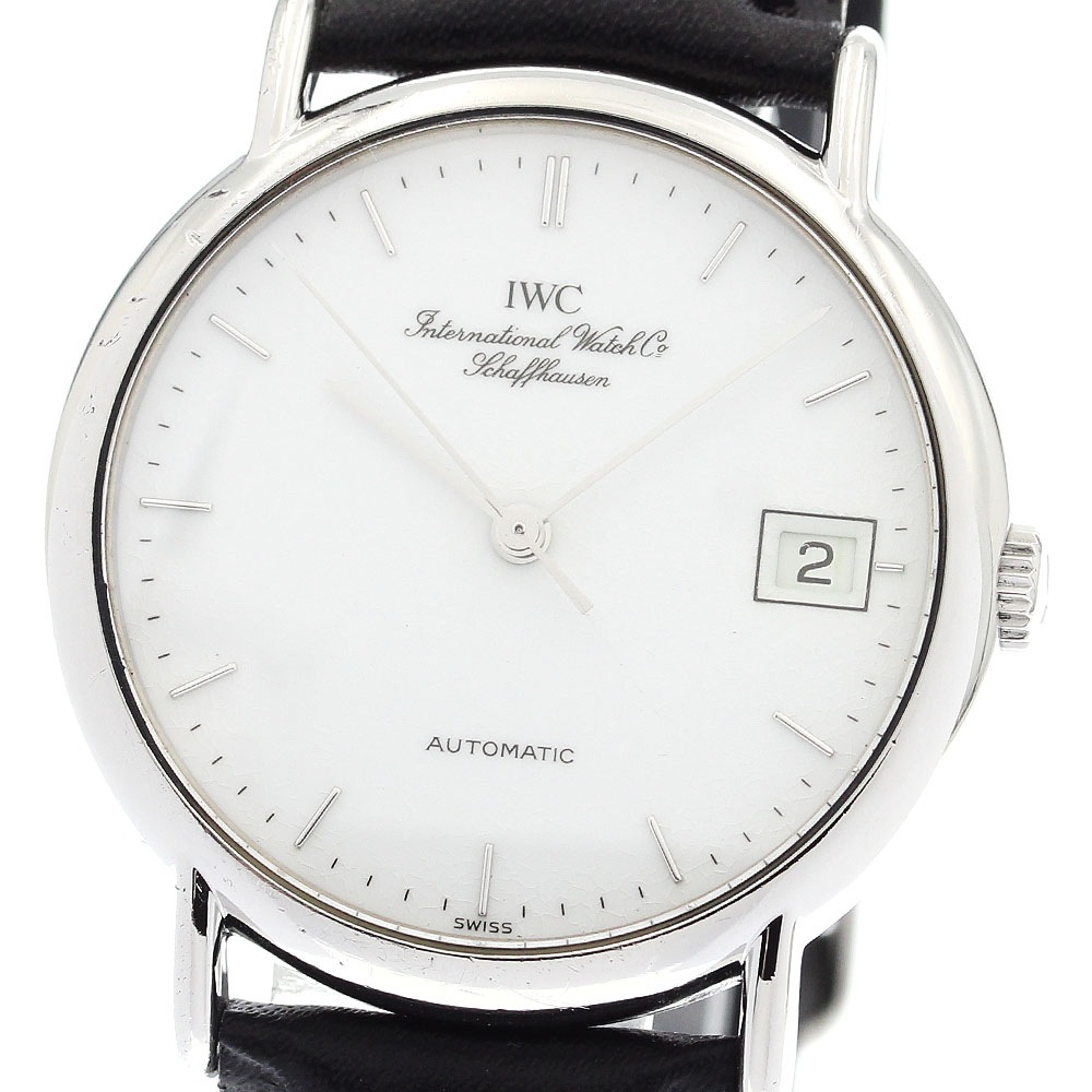 訳あり IWC IWC SCHAFFHAUSEN IW351324 ポートフィノ デイト 自動巻き メンズ _893660【中古】
