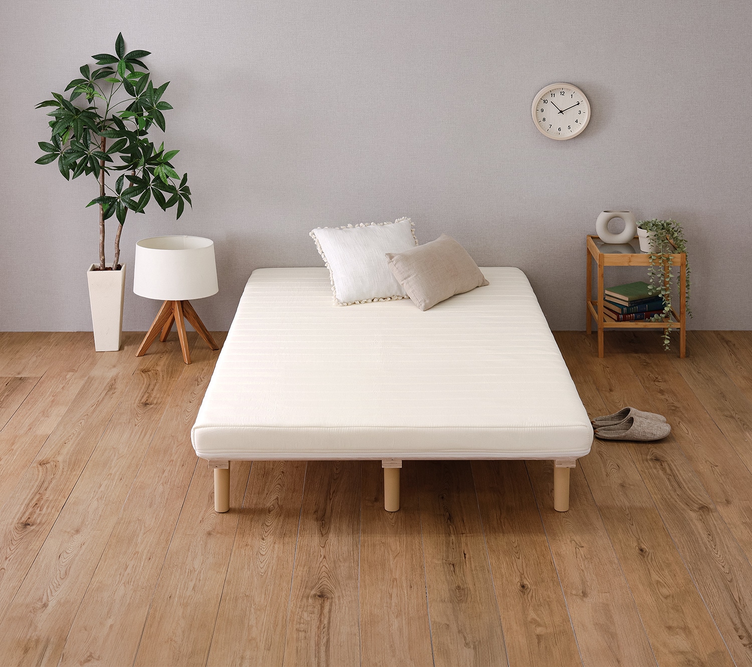 脚付きウレタンロールマットレス セミダブルサイズ 190N 高反発