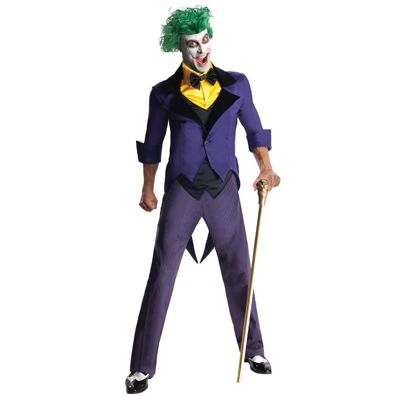 コスプレ 仮装 大人用ジョーカー 【 コスプレ 衣装 ハロウィン 仮装 コスチューム バットマン 正規ライセンス品 パーティーグッズ スーパーヴィラン 余興 アメコミ メンズ 悪役 Joker 公式