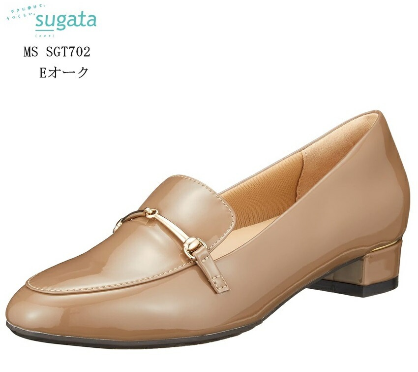 sugata(スガタ)MS SGT702 レディス 軽量 カジュアルトラッドパンプス 綺麗なフォルムでありつつ履き心地の良さ 26.0cmまで 姿勢の良い歩きをサポートする機能性