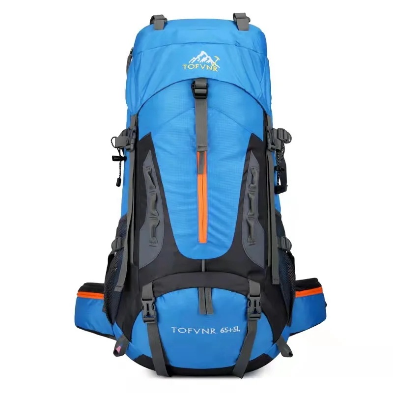 70Lキャンプバックパック男性の旅行バッグ登山リュックサック大ハイキング収納パック屋外登山スポーツショルダーバッグ