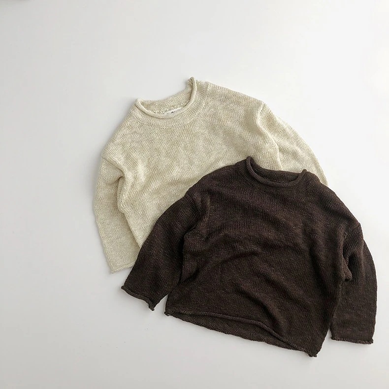 秋冬の子供用ニットウェア
